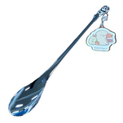★Winning Experience Guarantee★ [Tonkatsu] "Sumikko Gurashi" Mini Spoon with Acrylic Charm