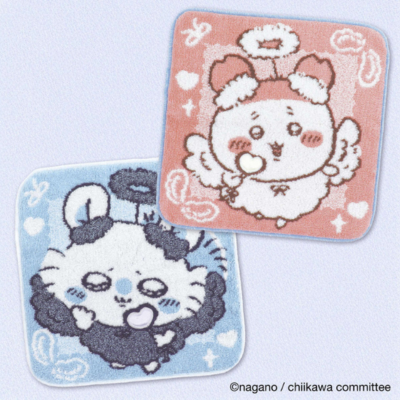 ■ [Momonga Secondhand Bookstore] Chiikawa Towel Handkerchief (Angel)