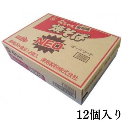<1 Box (12 pieces)> Tokushima Flour NEO Kinchan Yakisoba Reprint Edition [Best before: 2026/06/19]