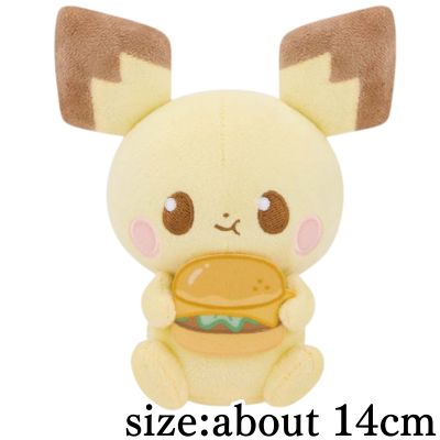 [Pichu] PokéPiece Plush Toys: Delicious Time - Pichu, Piplup, Meowth, and Rowlet