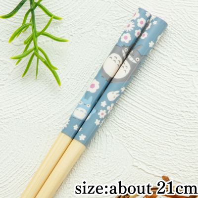 My Neighbor Totoro Bamboo Chopsticks 21cm Blue