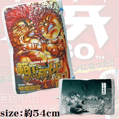 [Baki Hanma Volume 37] Baki 30th Anniversary Comic Cushion XL