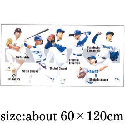【6Players02】MLB Players Bath Towel