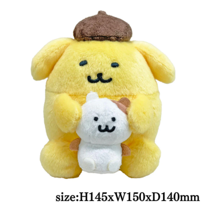 [Pompompurin] Nagano x Sanrio Characters Pair Plush Toys