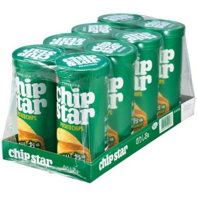 <1 set (8 pieces)> Chipstar - Seaweed and Salt Flavor - [Best before date: 2026/06]