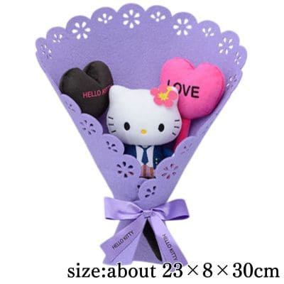 [High School Girl] Hello Kitty Bouquet Plush (EX)