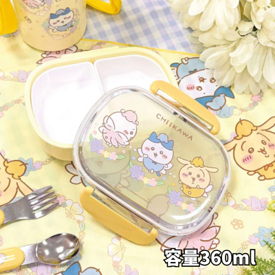 [Fairy Flower] Chiikawa Round Single-Tier Lunch Box
