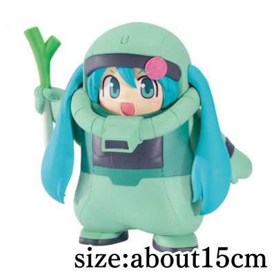 Gundam 45th Anniversary x Hatsune Miku Figure: Zaku Plushie [Hatsune Miku Ver.]