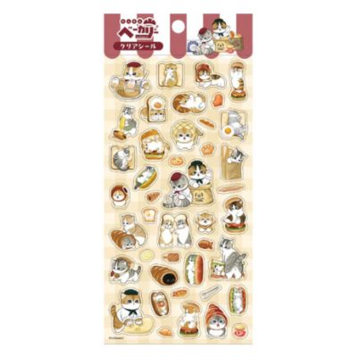 mofusand Mofumofu Bakery Clear Stickers