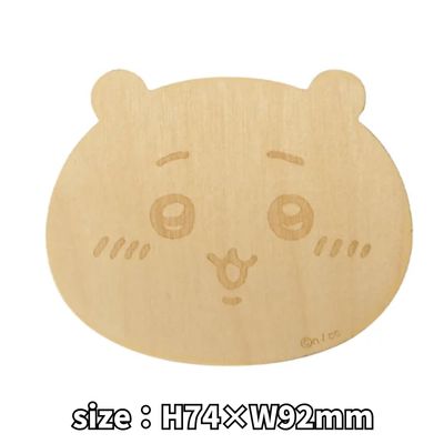 [Chiikawa] Chiikawa Wooden Coaster