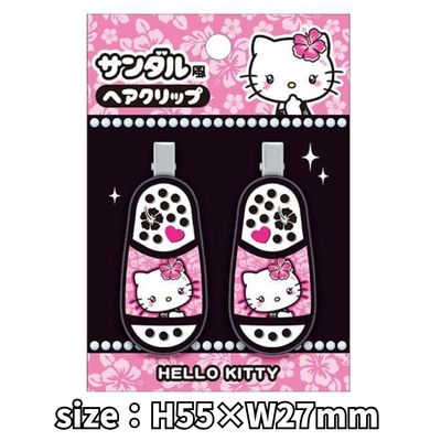 [Hibiscus Kitty] Sanrio Sandal-Style Hair Clip