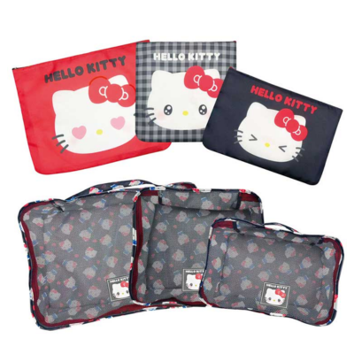 Sanrio Hello Kitty Multi-Storage 6-Piece Set - Black