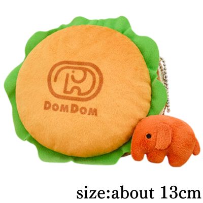 [Teriyaki Burger] Dom Dom Hamburger Domuzo-kun Exciting Mascot Pouch
