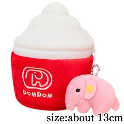 [Soft Serve Ice Cream] Dom Dom Hamburger Domuzo-kun Exciting Mascot Pouch
