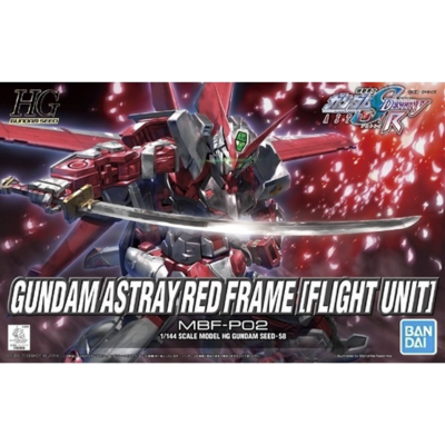 HG Mobile Suit Gundam SEED VS ASTRAY MBF-P02R Gundam Astray Red Frame (Flight Unit Equipped) 1/144 Scale Plastic Model Kit