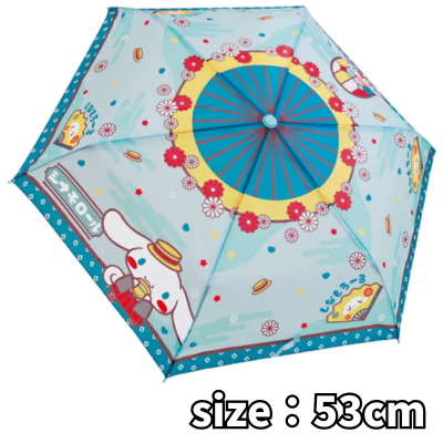 [Cinnamoroll] Sanrio Japanese Pattern Folding Umbrella 53cm