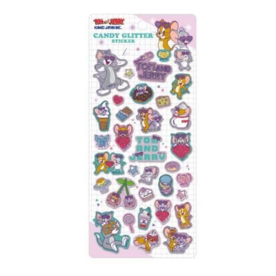 Tom and Jerry Candy Glitter Pop Sunglasses Stickers