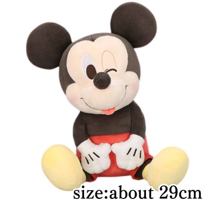 [Mickey Mouse] Disney Character Kotetto Pettan Tongue-Out Winking BIG Plush Toy