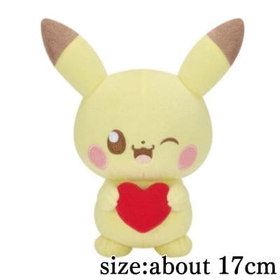 [Pikachu] PokéPeace Plush Toy Mellow Heart ~Pikachu, Rowlet & Scorbunny~