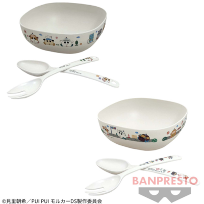 [Get with Charge] [B] PUI PUI Molcar DRIVING SCHOOL Salad Bowl Set *Box damaged