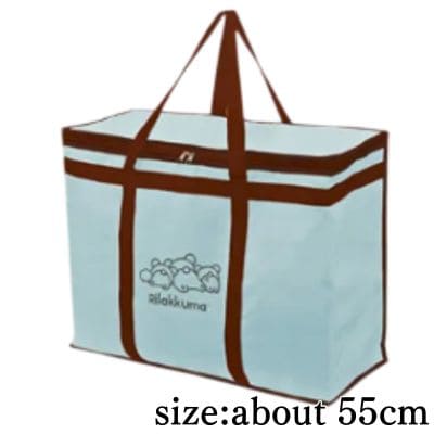 【Blue】Rilakkuma BASIC RILAKKUMA Big Insulated Bag