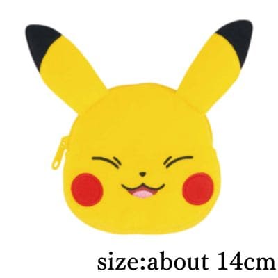 [D: Pikachu] Pokémon Various Expressions Face-Shaped Mini Pouch ~Pikachu~