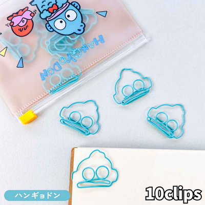 [Hangyodon] Sanrio Characters Paper Clips (10 clips)