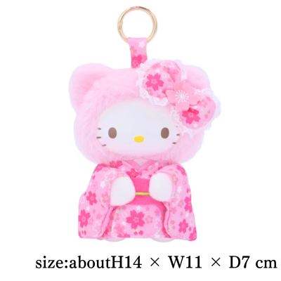 [Hello Kitty Sakura Bear] Sanrio Characters Fine Face Mini