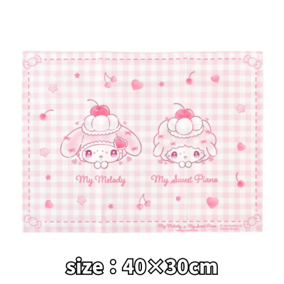 [My Melody & Piano] Sanrio DOLLY MIX Placemat (Checkered)