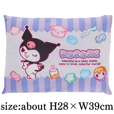 Kuromi Junior Pillow – Colorful Pop Dream Pattern –