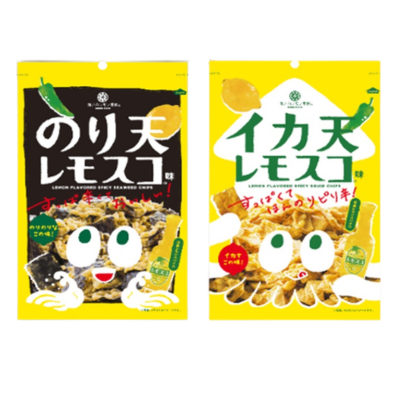■Yamato Nori-ten & Ika-ten Lemosco Flavor【Best Before: 2026/12/06】