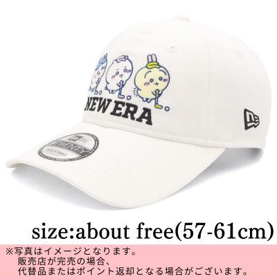 ◇★Early-Month Exclusive★ [White / One Size] New Era GOLF Chiikawa Cap *Direct shipment; delivery date/time cannot be specified