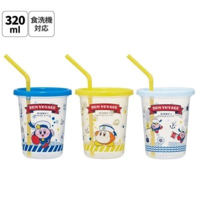 Kirby Straw Tumbler 320ml (Set of 3)