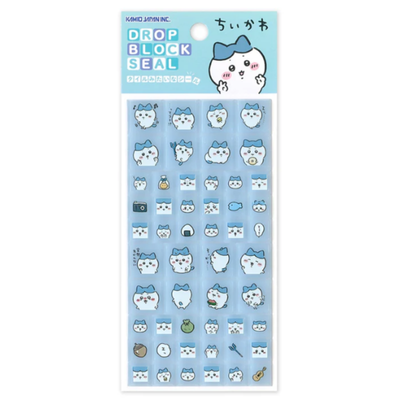 【Hachiware】Chiikawa Drop Block Stickers