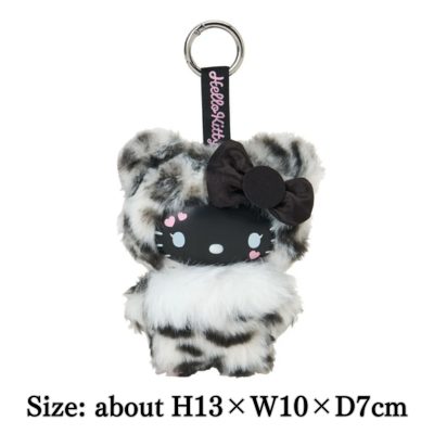 [Hello Kitty Black Leopard] Sanrio Characters Fine Face Mini