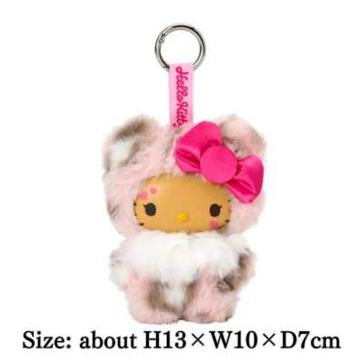 [Hello Kitty Pink Leopard] Sanrio Characters Fine Face Mini