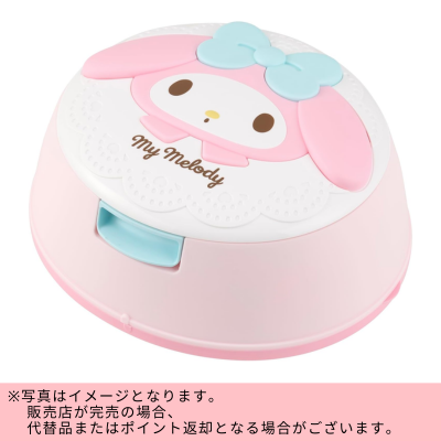 ◆ [My Melody] Sanrio Wet Tissue Case (Includes 99.9% Pure Water Wet Wipes) *Shipped separately; delivery date/time cannot be specified.