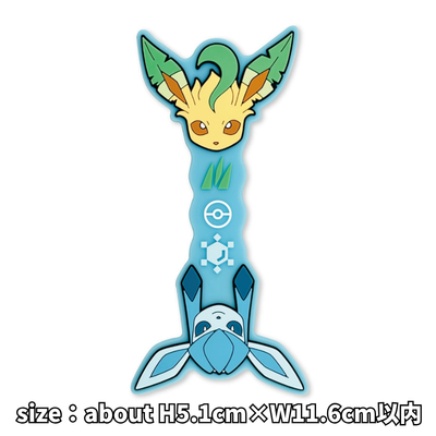 【Leafeon & Glaceon】Pokémon Large Cord Clip