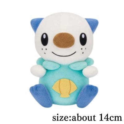 【Oshawott】Pokémon Take-Along Plush – Oshawott, Scorbunny & Sprigatito –