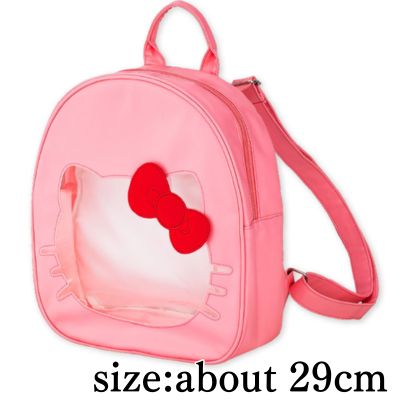 Hello Kitty Pink Clear Window Backpack