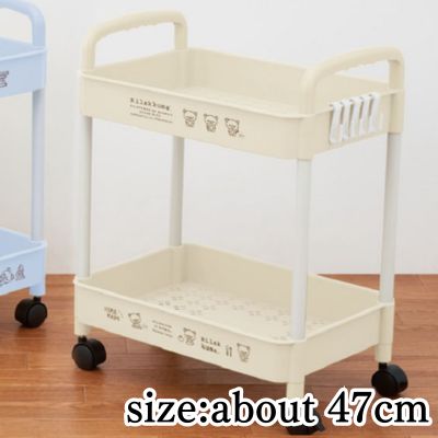 【Off White】Rilakkuma Rilakkuma Style 2-Tier Wagon