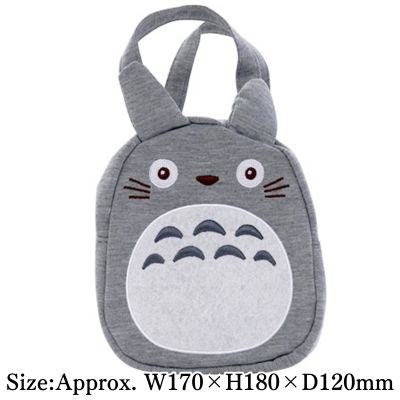 [Big Totoro] My Neighbor Totoro Die-Cut Sweat-Material Bag