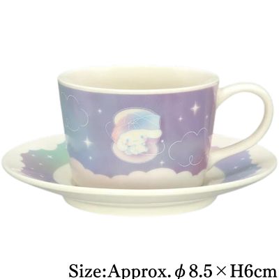【Gradient】Cinnamoroll Fluffy Pale Cup & Saucer