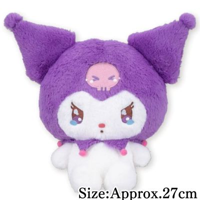 【Kuromi】Sanrio Characters Amaenbo Namida Doll BIG Type 1