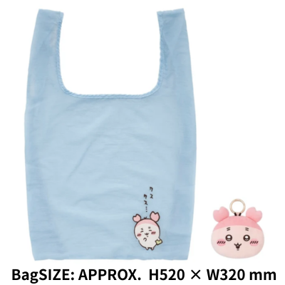 【Bookseller】Chiikawa Face Mascot in Eco Bag
