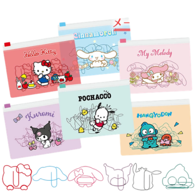 ■Sanrio Characters Paper Clips, 10 PCS
