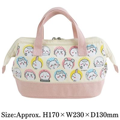  [Polka Dot] Chiikawa Clasp-Top Lunch Bag