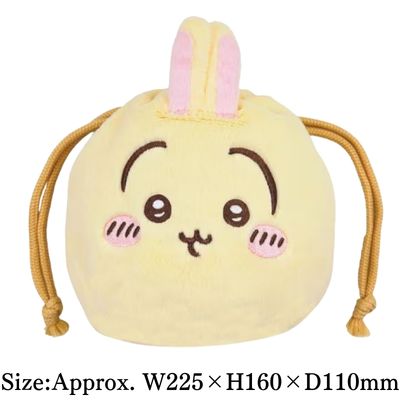 [Usagi] Chiikawa Face Drawstring Bag 2