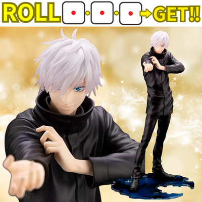 【Month-Start Special: 777P・Participation Prize Included】Roll 1-1-1 with three dice to GET “JUJUTSU KAISEN Satoru Gojo 1/8 Scale Figure”!