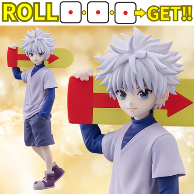 【Month-Start Special: 777P・Participation Prize Included】Roll 1-1-1 with three dice to GET “HUNTER×HUNTER Killua Zoldyck”!